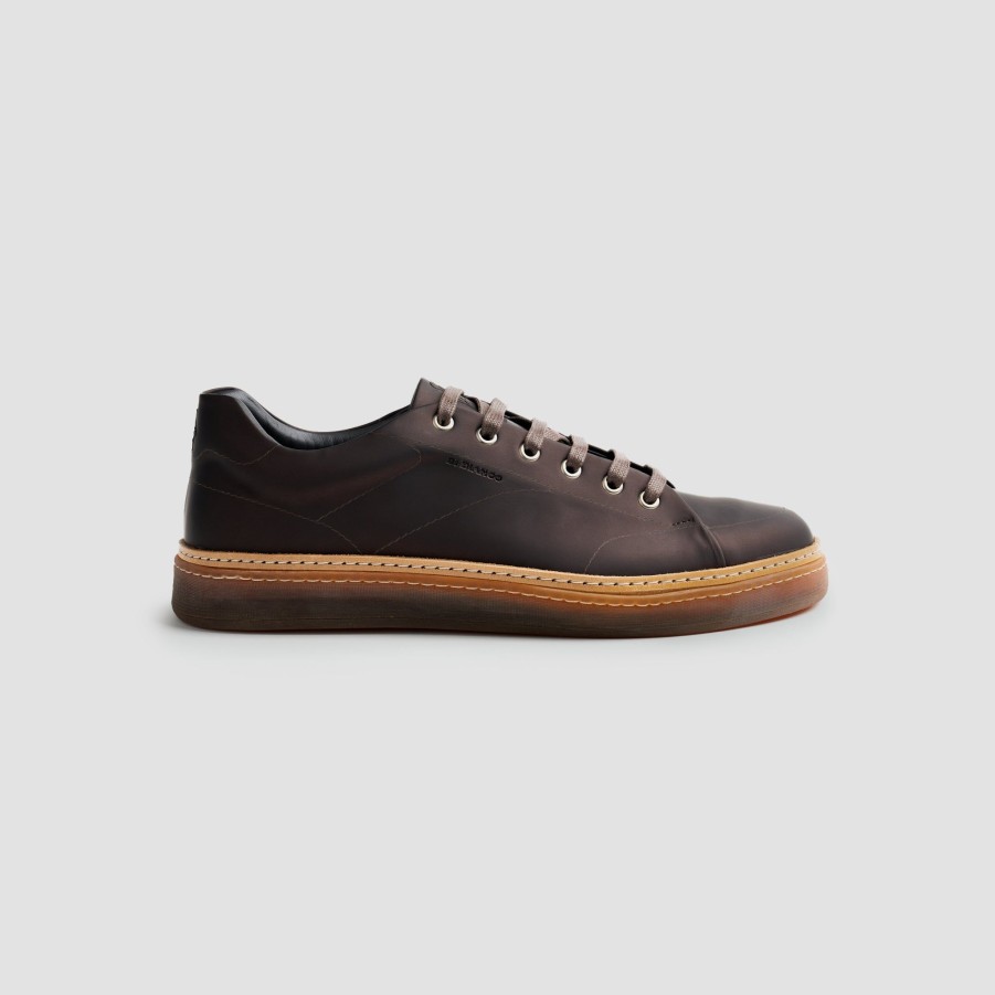 Di Bianco | Imola Laser Mogano Men'S Dress Sneaker