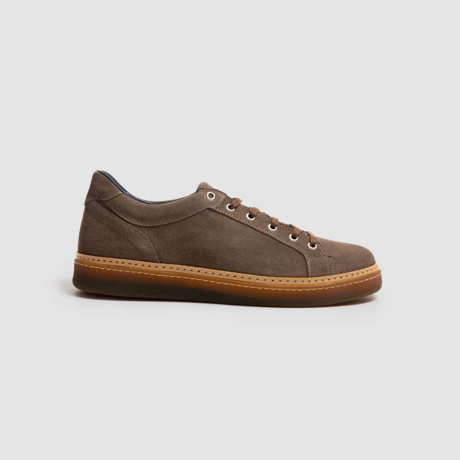 Di Bianco | Binetto Dark Bark Men'S Dress Sneaker