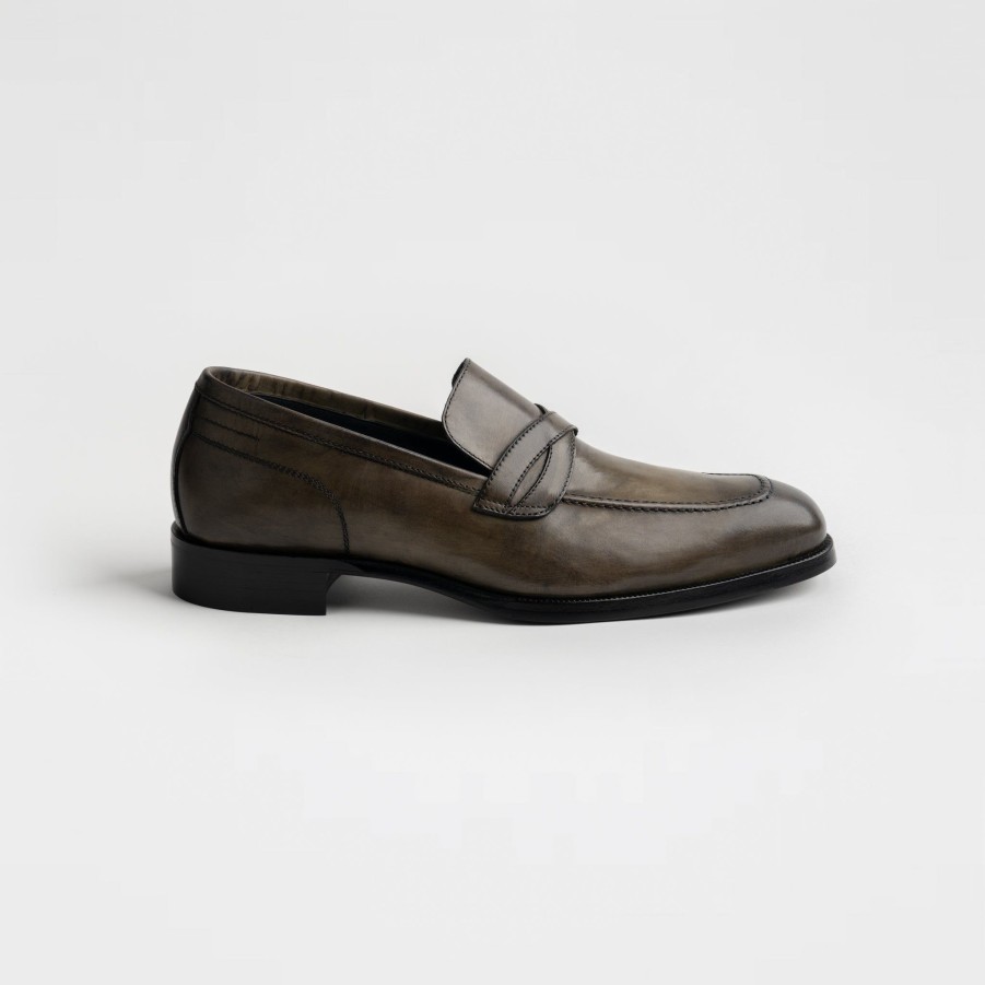 Di Bianco | Manzoni Dark Bark Men'S Loafer