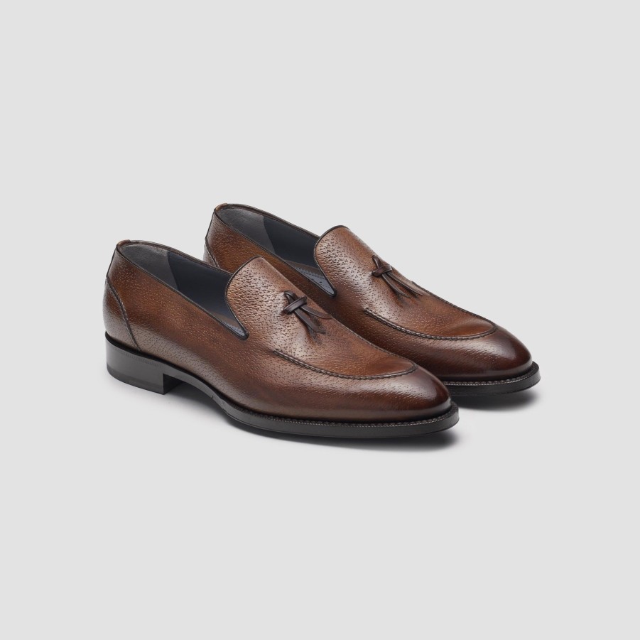 Di Bianco | Livorno Tabacco Men'S Italian Loafer