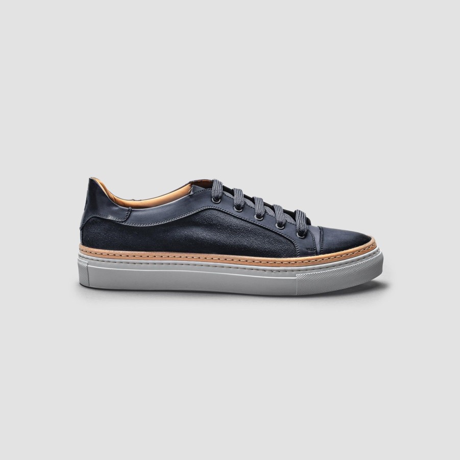 Di Bianco | Messina Gunmetal Men'S Dress Sneaker