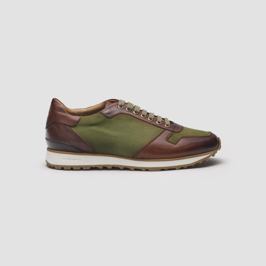 Di Bianco | Roma Verde Men'S Dress Sneaker