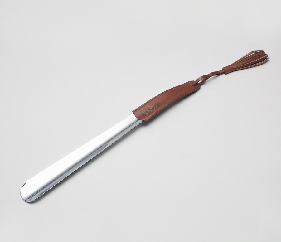 Di Bianco | Leather Wrapped Shoe Horn - Marmo