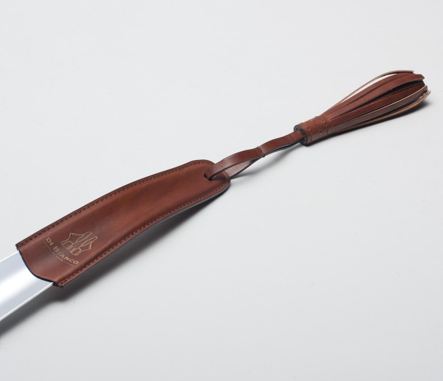 Di Bianco | Leather Wrapped Shoe Horn - Marmo