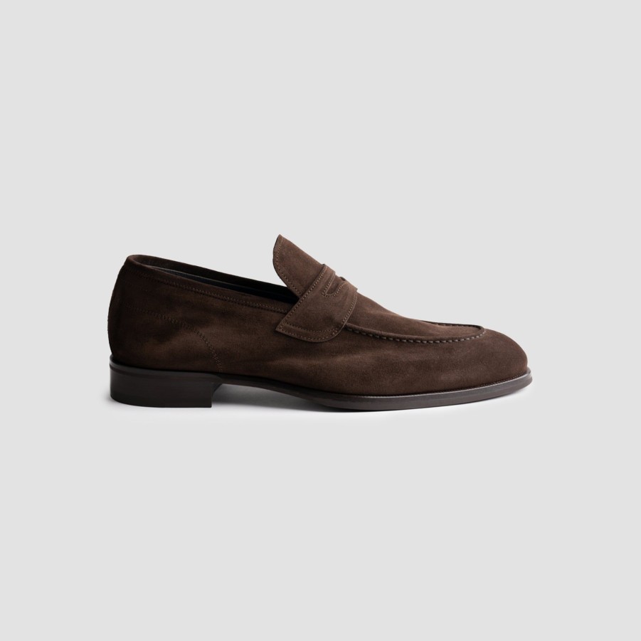 Di Bianco | Brera Mogano Men'S Suede Loafer