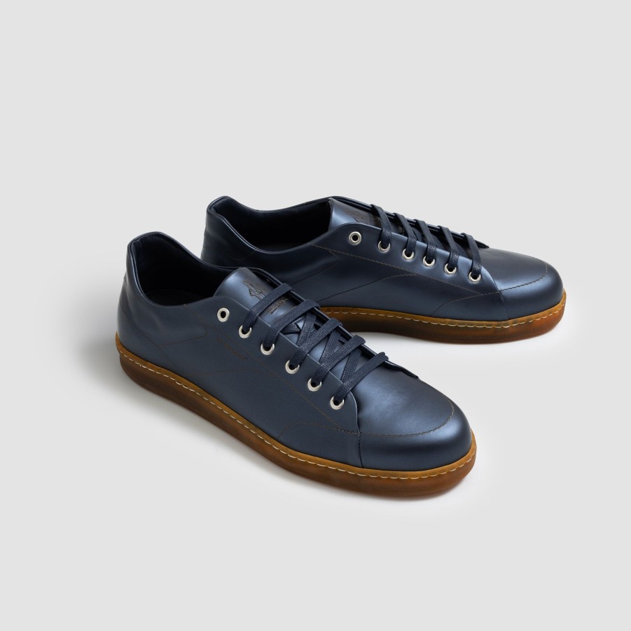 Di Bianco | Saraceno Laser Eternity Navy Men'S Sneaker