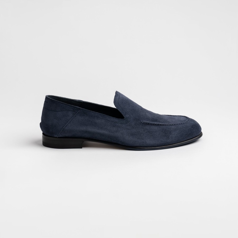 Di Bianco | Positano Denim Men'S Suede Loafer