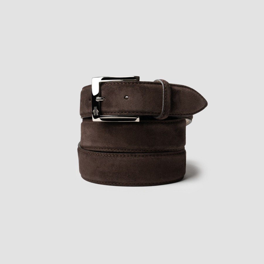 Di Bianco | Men'S Belt Suede Bear