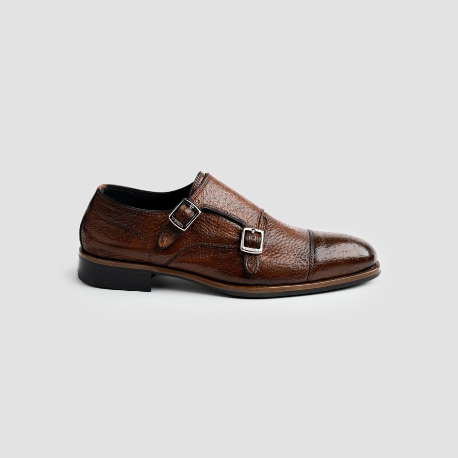 Di Bianco | Isernia Tabacco Pecari Monk Strap