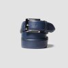 Di Bianco | Men'S Belt Bottelato Tondo Navy