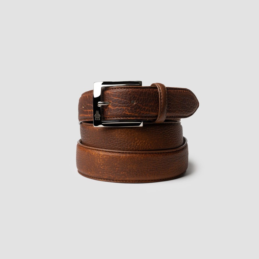 Di Bianco | Men'S Belt Bisonte Tan