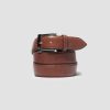 Di Bianco | Men'S Belt Bisonte Tabacco