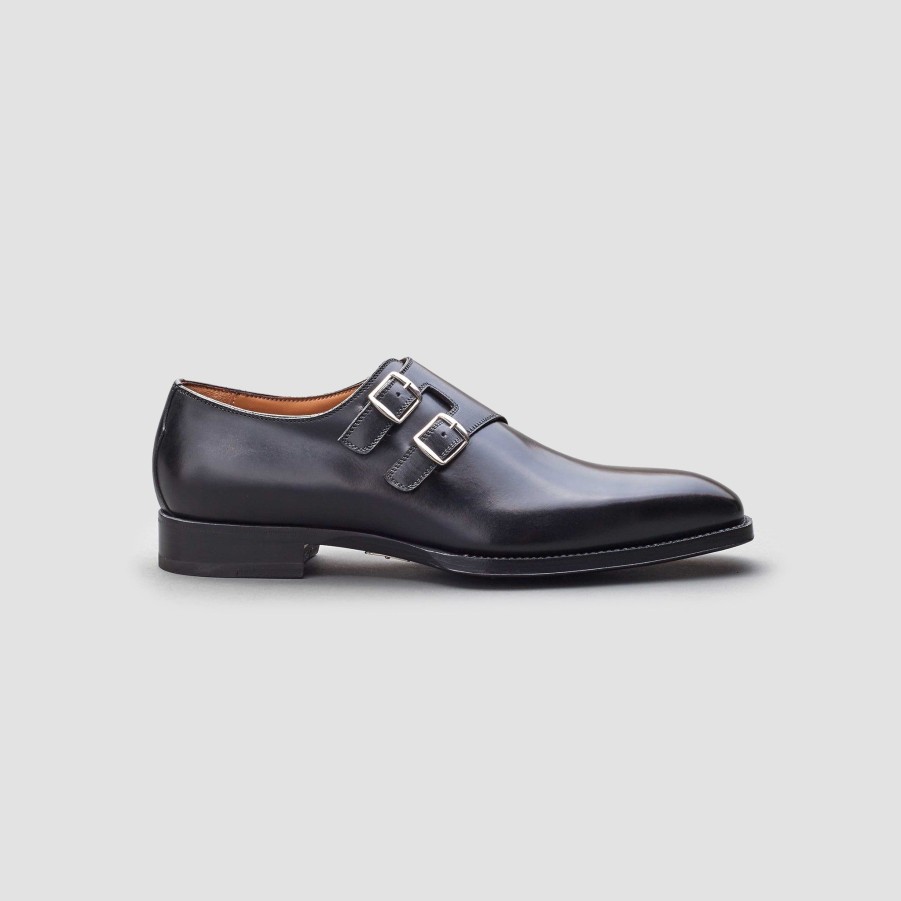 Di Bianco | Caravaggio Nero Monk Strap