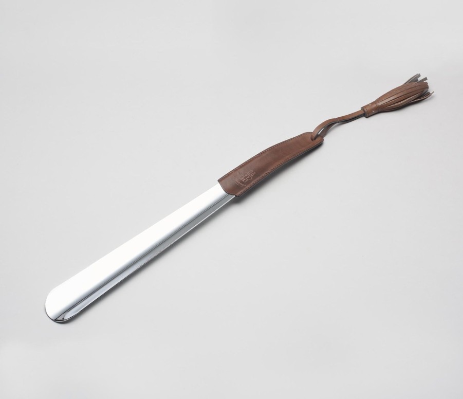 Di Bianco | Leather Wrapped Shoe Horn - Reverse Sombrero