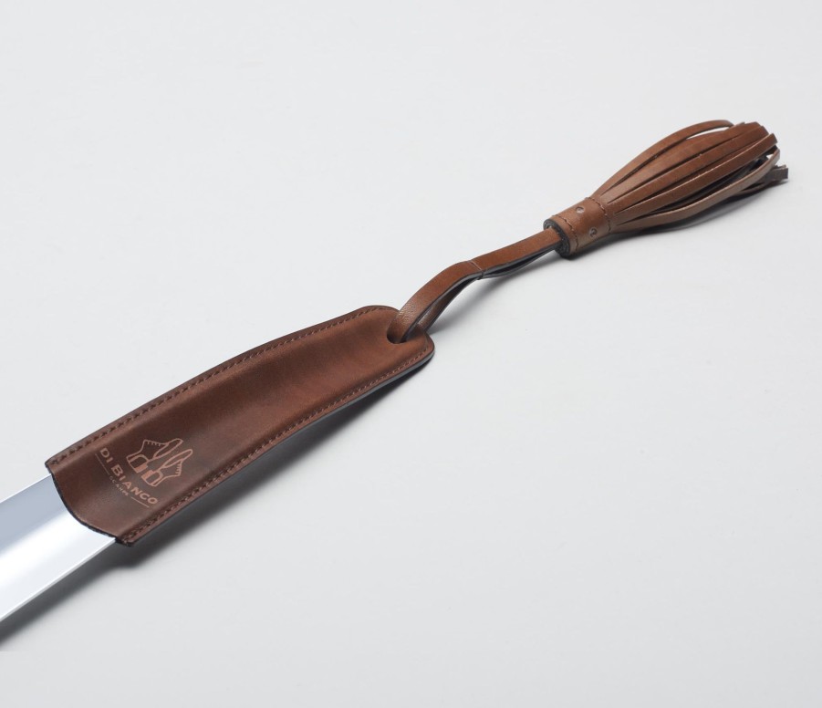 Di Bianco | Leather Wrapped Shoe Horn - Reverse Sombrero