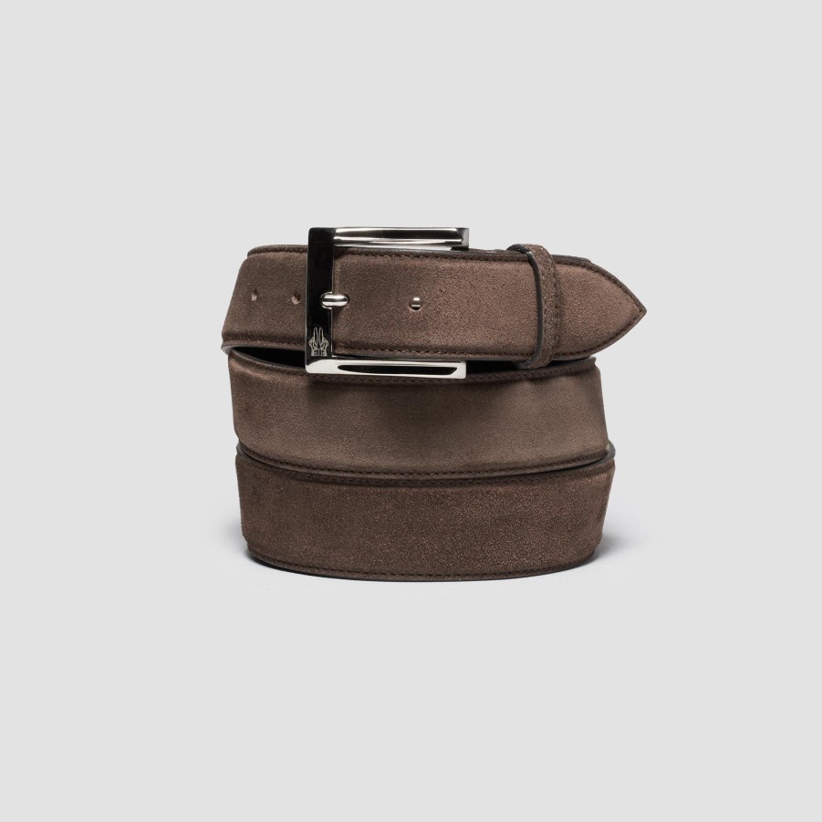 Di Bianco | Men'S Belt Suede Mustang