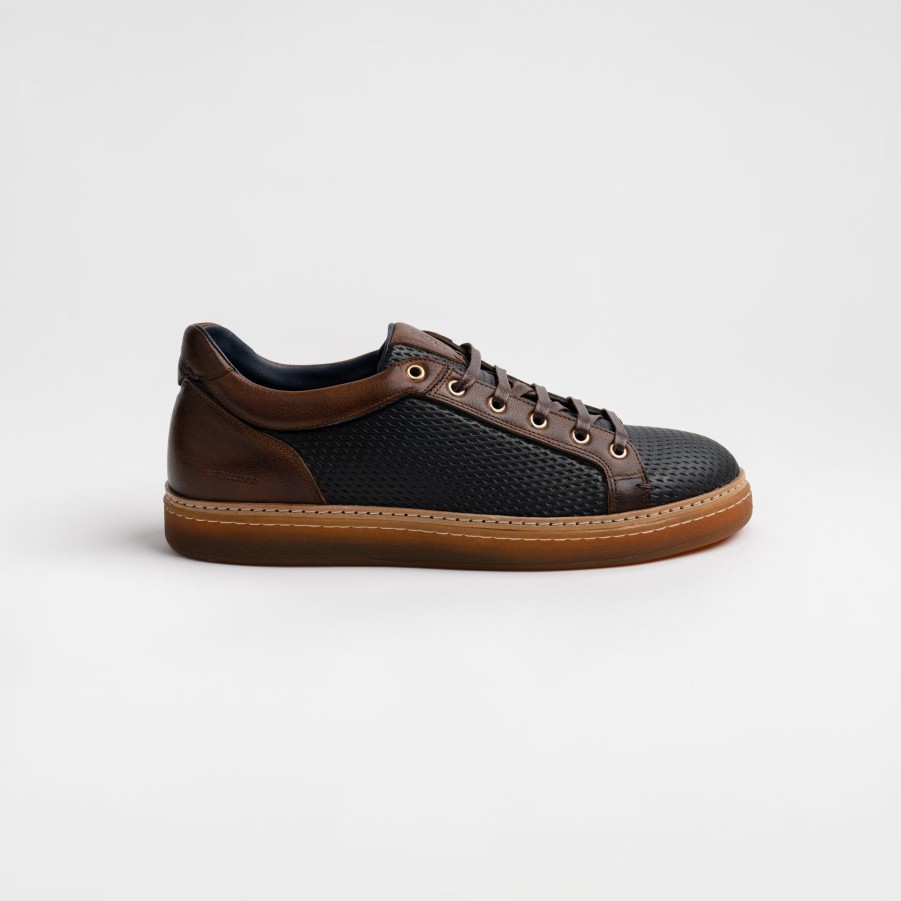 Di Bianco | Binetto Nit Nero Men'S Dress Sneaker